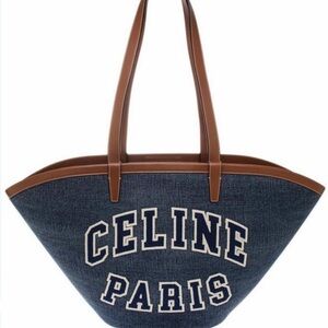 Celine Blue and Brown Tote Bag - BRAND NEW